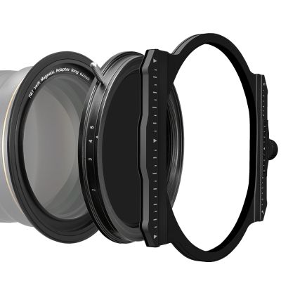 H&Y Swift Camera Lens Filter Sets Swift Basic Lens Filter Accessories Kit 67mm 72mm 77mm 82mm Magnetic Lens Step Up Rings, Magnetic Clip-on Variable ND Filter 1.5-5 Stop, 100mm Lens Filter Holder