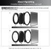 H&Y Swift Camera Lens Filter Sets Swift Basic Lens Filter Accessories Kit 67mm 72mm 77mm 82mm Magnetic Lens Step Up Rings, Magnetic Clip-on Variable ND Filter 1.5-5 Stop, 100mm Lens Filter Holder view 4