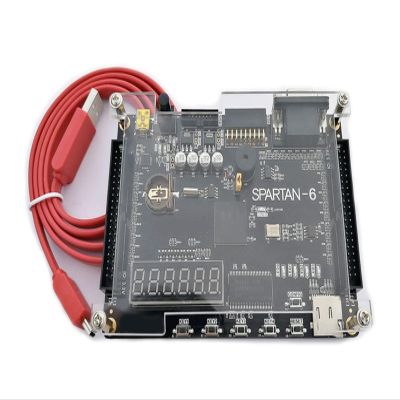 PULME Development Board Spartan-6 XC6SLX9-2FTG256 Card with 256Mb SDRAM VGA and AD/DA LCD TFT (Color : 1)