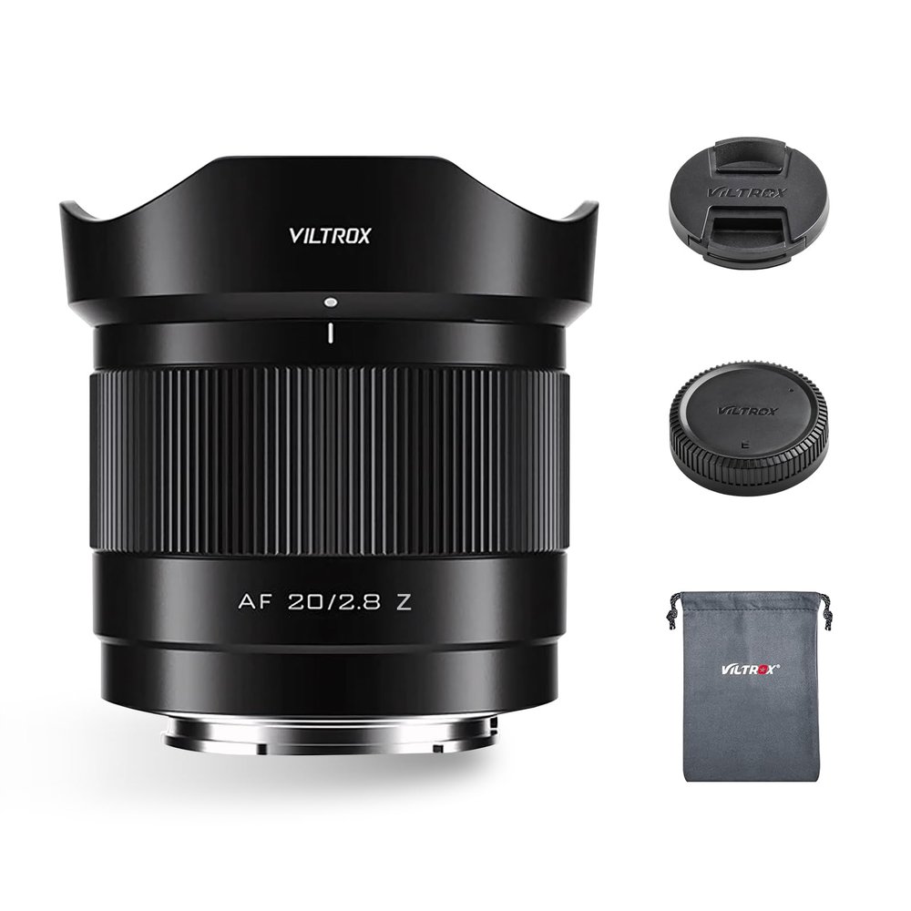 Viltrox 20mm F2.8 Lens for Nikon Camera Wide-Angle Auto Focus Lens,Full-Frame Z-Mount Lens Compatible with Nikon Mirrorless Cameras Z5 Z50 Z6 Z6II Z7 Z7II Z9 ZFC Z30 Z8