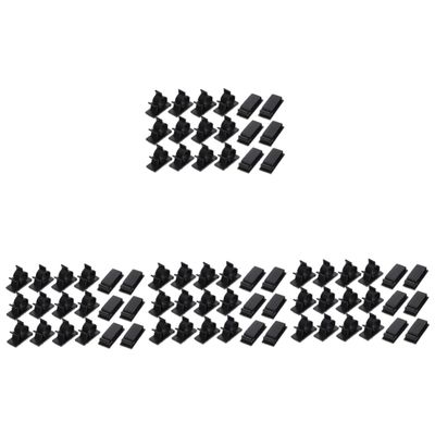HOMSFOU 72pcs Adjustable Wire Organizers Adhesive Cable Clips Cord Organizers Wire Management Clips Electric Cord Holder Holders for