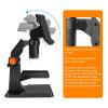 XHTLLO Digital Microscope, 1000X High Definition Precise Focusing LCD Digital Microscope, Biological Microscope with Adjustment Stand LED Light view 2
