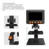 XHTLLO Digital Microscope, 1000X High Definition Precise Focusing LCD Digital Microscope, Biological Microscope with Adjustment Stand LED Light view 4
