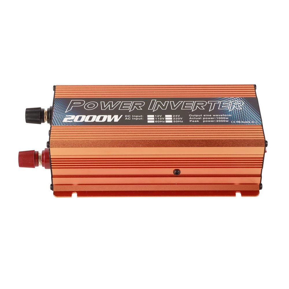 Car, Car Universal Aluminum Alloy Low Noise Inverter for Multipurpose, Power (110V)