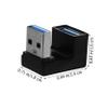 HEALEEP 2pcs USB Adapter USB Male to Female Right Angle Connector Data Transfer for Laptop and Devices Stylish Shaped Design view 4