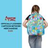 Adventure Time Classic Cartoon Backpack: Fin and Jake Allover Print Backpack by Cartoon Network - Light Blue view 2