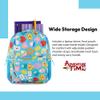 Adventure Time Classic Cartoon Backpack: Fin and Jake Allover Print Backpack by Cartoon Network - Light Blue view 4