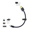 Arklove USB Audio Cable 2R2 dac DSD Cable Audiophile USB a to USB Type-c 2.0 midi Type c Wire for Headphone Amplifier amp dac Sound Card Sound with pc 2ft view 2