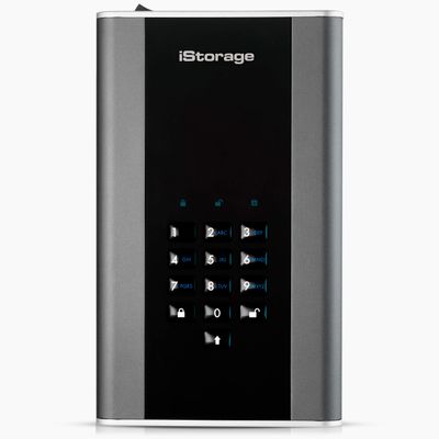 iStorage diskAshur DT2 256-bit 22TB | FIPS Level 3 Certified | Secure encrypted Desktop Hard Drive | Password Protected