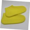 KICHOUSE Yellow Rainproof Shoe Covers Silicone Slip Protector for Men Women Thicken Rainshoes Cover for Hiking Climbing Fishing view 2