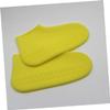 KICHOUSE Yellow Rainproof Shoe Covers Silicone Slip Protector for Men Women Thicken Rainshoes Cover for Hiking Climbing Fishing view 3