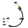 Arklove USB Audio Cable 2R2 dac DSD Cable Audiophile USB a to USB Micro b 2.0 midi Type microusb Wire for Headphone Amplifier amp dac Sound Card Sound with pc 1ft view 2