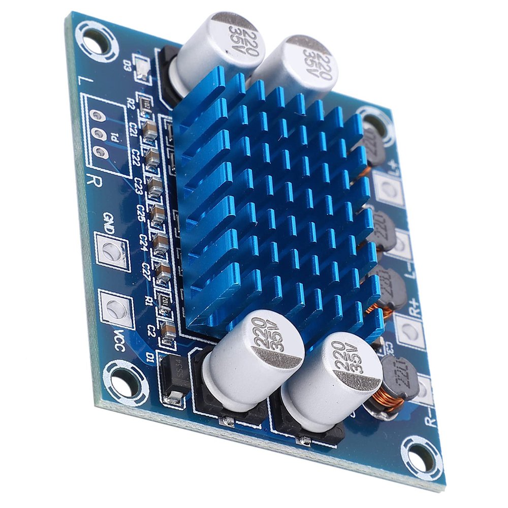 Fafeicy Audio Power Amplifier Board, Audio Power Amplifier Board TPA3110 XHA232 2.0 Channel Amplifier Module Digital Stereo, Audio Component Amplifiers, FAFEICYD94GNESRPB