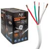 Audiopipe Premium 16 Gauge Advanced Oxygen Free Copper (OFC) Speaker Wire (TCL23-16-4C-UL), 500 Ft, Ripcord, UL CL3 Rated, PVC Jackets, 4 Conductors view 1