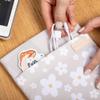 StickieTech Kindle Sleeve Pouch | Water-Resistant Material | Compatible with Kindle Basic 6", Paperwhite 7", Colorsoft 7" | Cute Floral Padded Case with 2 Hidden Zippered Pockets (Simply Daisy) view 3
