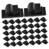 DirectNine Basics 150pcs Strong Adhesive Cable Organizer Desk Wire Clips Self Adhesive Cord Holders Wire Cord Organizer Clips Desk Cable Management view 1