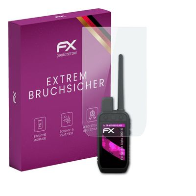 atFoliX Plastic Glass Protective Film compatible with Garmin Alpha 200i K, 9H Hybrid-Glass FX Screen Protector
