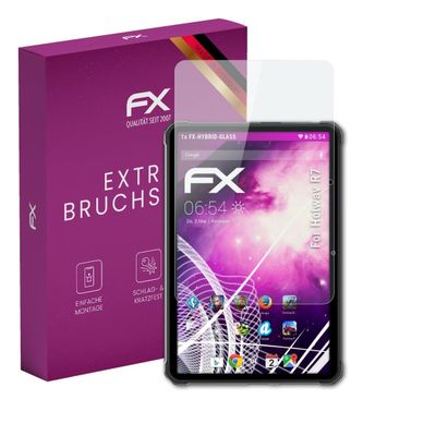 atFoliX Plastic Glass Protective Film compatible with Hotwav R7, 9H Hybrid-Glass FX Screen Protector
