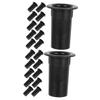 24pcs Improved Speaker Cabinet Plastic Woofer Box Port Tube Speaker Accessory Replacement Reflex Tube Plastic Port Car Portable view 1