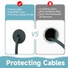 MYZHRE Starlink Cable Routing Kit,Starlink Cable Installation Kit,Starlink Mounting Accessories,2* Grommets, 1" Spade Drill Bit, 5/16" Drill Bit, 15 Wall Clamps (Grey) view 3