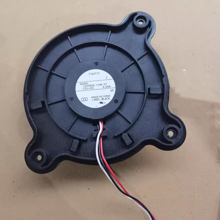 12035GE-12M-YT 3-Wire 12V 0.26A Dual Ball Bearing Silent Cooling Fan