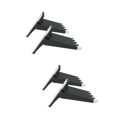 OSALADI 4pcs Portable Laptop Riser Heightening Stand for Notebook Compact and Lightweight Ergonomic Laptop Holder for Desk Use