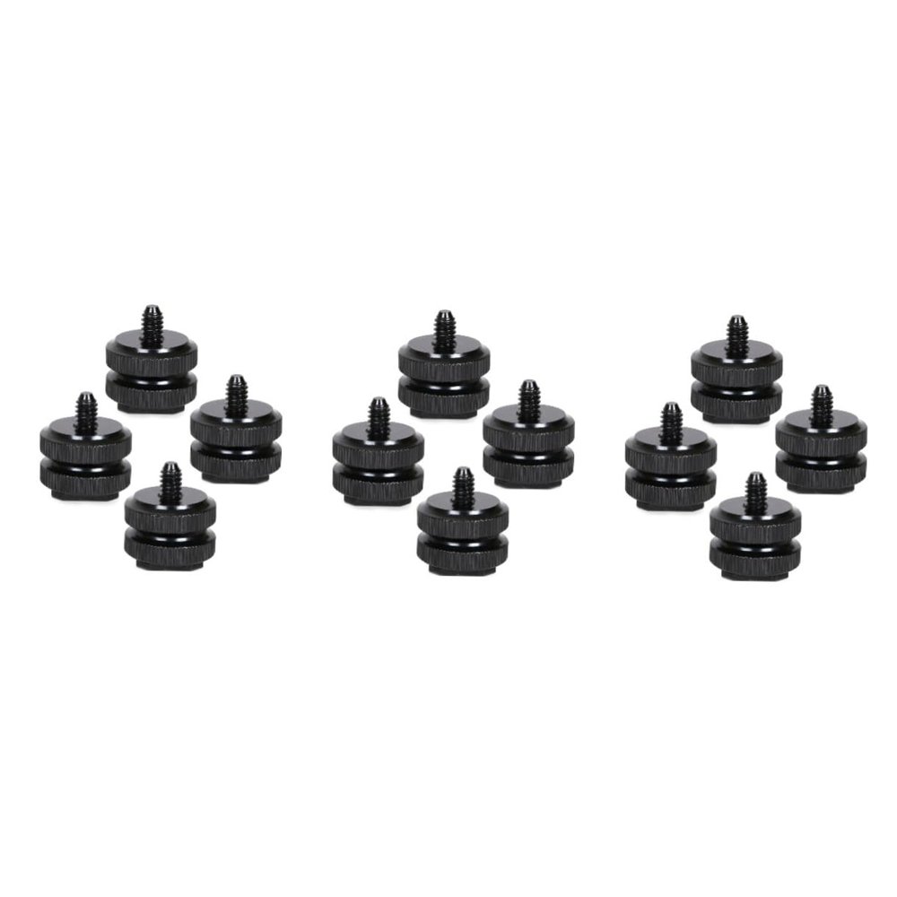 UKCOCO 12pcs Flash Hot Shoe Mount for DSLR Tripod Screw Adapter for Camera Rigs