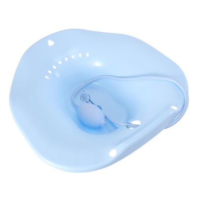 Gatuida Toilet Bowl Bidet for Women Blue Sitz Bath Wash Basin with Cleaner for Pregnant Women and Elderly Durable Design Fits Standard Toilet Seats