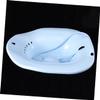 Gatuida Toilet Bowl Bidet for Women Blue Sitz Bath Wash Basin with Cleaner for Pregnant Women and Elderly Durable Design Fits Standard Toilet Seats view 4