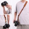 Padwa Lifestyle Tan Single Camera Harness Strap for One Camera - Professional Single Full Grain Leather Camera Harness,Quick Release Gear DSLR Camera Straps for Photographers view 4