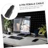 OSALADI 5pcs Data Transfer Adapter Cable Pin Female Pin Male for Fast Data Transfer Accessory for Older Devices Easy to Use Adapter Cable for view 4