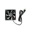 JZK 80x80x25 mm DC 5V USB mini Cooling Fan with Wires, 8025 Small Silent Cooling Fan 80mm, USB 3D Printer Fan, 8cm brushless DC Fan 5V view 1