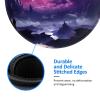 2 PCS Mousepad with Non-Slip Rubber Base 8" Round Mouse-Mat with Stitched Edge Purple Fantasy Mystic Planet Gaming Mousepad for Wireless Mouses Computer Laptop Home Office Desk Pad view 4