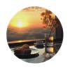 1 Mousepad with Non-Slip Rubber Base 8" Round Mouse-Mat with Stitched Edge Good Morning Gaming Mousepad for Wireless Mouses Computer Laptop Home Office Desk Pad view 1