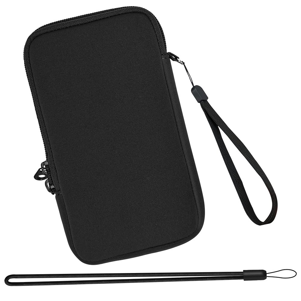 XBERSTAR Case for Texas Instruments TI-84 TI-83 Plus CE Graphing Calculators and More - Soft Diving Suit Material Travel Carrying Shockproof Storage Bag (Gray) (Black)