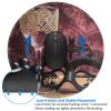 1 Mousepad with Non-Slip Rubber Base 8" Round Mouse-Mat with Stitched Edge Wine Glass Lace Mask Gaming Mousepad for Wireless Mouses Computer Laptop Home Office Desk Pad view 3
