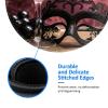 1 Mousepad with Non-Slip Rubber Base 8" Round Mouse-Mat with Stitched Edge Wine Glass Lace Mask Gaming Mousepad for Wireless Mouses Computer Laptop Home Office Desk Pad view 4