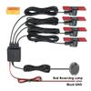 KACEPAR Car Reverse Radar Sensor Kit with Buzzer Alarm, Car Reverse Backup Parking Sensor with Sensitive Radar System, DC 12V Car Reverse Radar 0.3-2.0m/11.81-78.74in, Black view 2
