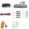 KACEPAR Wireless Car Reverse Radar with 4 Sensor Kit, Car Reverse Backup Parking Sensor with Sensitive Radar System, DC 12V Wireless Car Reverse Radar 0.3-2.0m/11.81-78.74in, Black view 1