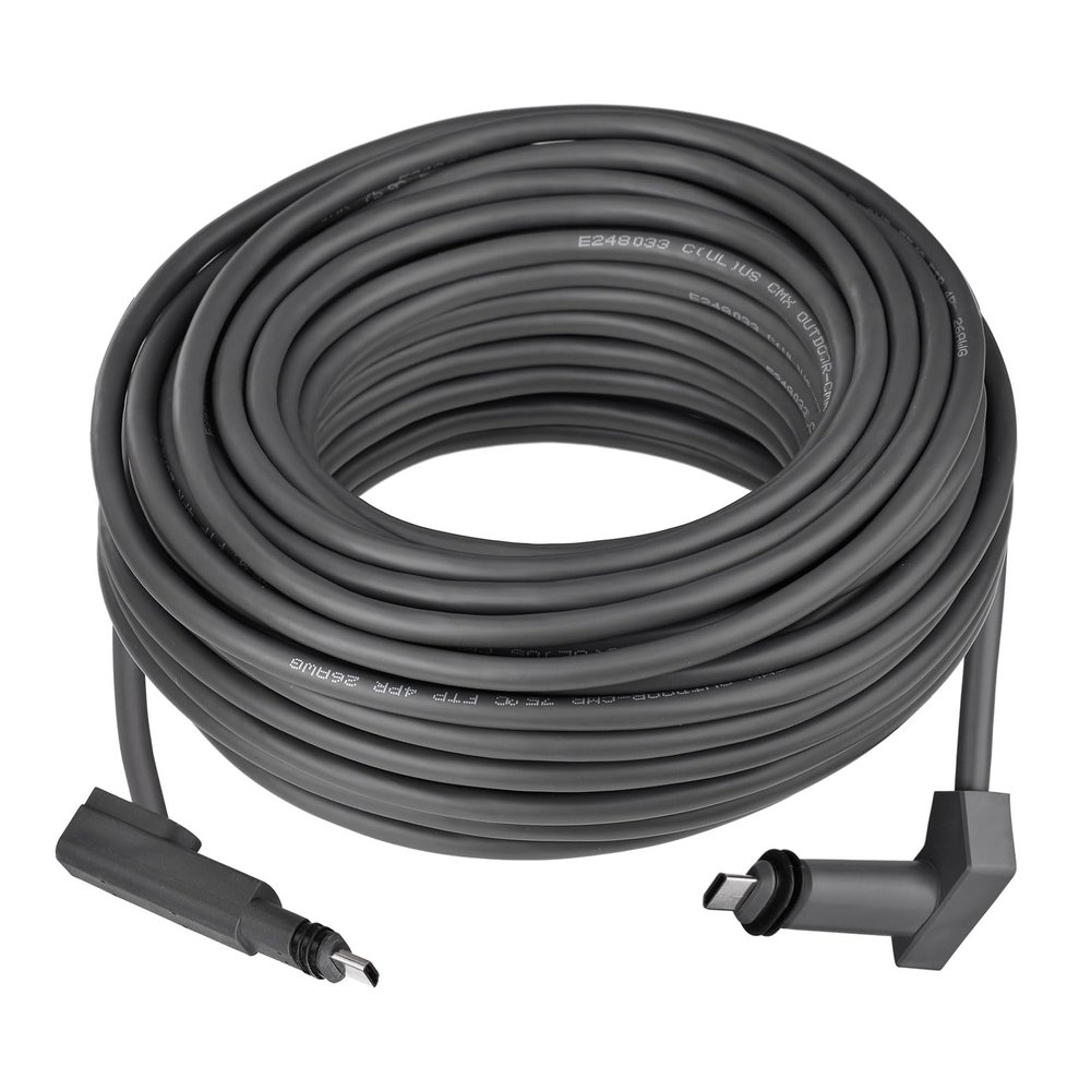 allmaybe 75Ft Cable Antenna for Starlink Rectangular Satellite V2, 75FT Starlink Replacement Cable Starlink Extension Cable, Black