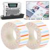 Yuecoom Label Strips, 2Pcs Print Label Tape Cute Ribbon Thermal Paper for KINGJIM/TEPRA LR5C Labeler(EQT009) view 4