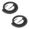 Lativu Phone Cord for Landline, 2 Pack Telephone Cord, 4.5 Ft Uncoiled(0.72 Ft Coiled), Telephone Cords for Landline Phones RJ9 4P4C, Phone Cable for All Corded Phones, Black view 1