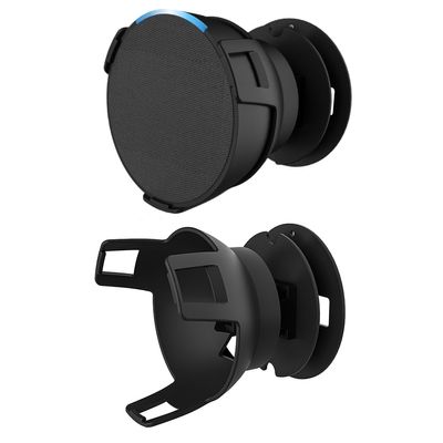 AZURAOKEY 2Pack Stand for Echo Pop, Wall Mount Holder for Echo Pop with Cable Management Shelf for Space-Saving and Easy Access - Perfect Bracket Shelf Accessories for Echo Pop Smart Speaker