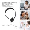 Gavigain Call Center Noise Cancelling Corded Headset,Professional Single Ear Telephone Headset,Noise Canceling Single Ear Customer Service Headset for Call Center Business Office(USB Port) view 2