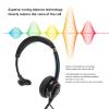Gavigain Call Center Noise Cancelling Corded Headset,Professional Single Ear Telephone Headset,Noise Canceling Single Ear Customer Service Headset for Call Center Business Office(USB Port) view 3