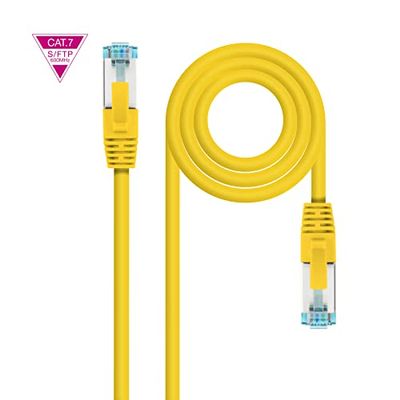 Monkey Ladder Cat.7 600MHZ LSZH SFTP PIMF AWG26 Network Cable, Yellow, 30 cm