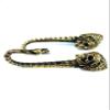 TUTURA LUTSS Indian Skull Handmade Brass Wall Hook  Unique Decorative Wall Mount Hook for Coats, Towels, Hats, and Bags  Rustic and Artistic Home Dcor Accent view 4