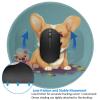 2 PCS Mousepad with Non-Slip Rubber Base 8" Round Mouse-Mat with Stitched Edge Funny Animal Corgi Gaming Mousepad for Wireless Mouses Computer Laptop Home Office Desk Pad view 3