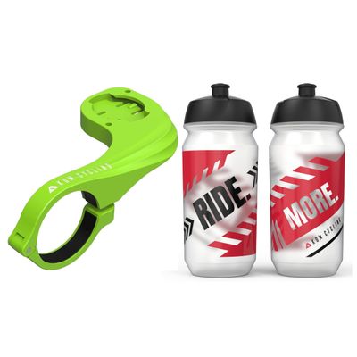 KOM Cycling Wahoo Outfront Mount + 2X Ride More Bottles