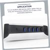 HOMSFOU 4pcs USB Docking Station Hub for Multi-Port USB Extension Adapter Ports Fast Data Transfer Compatible Laptop and Console Efficient and Reliable Device Connection view 2